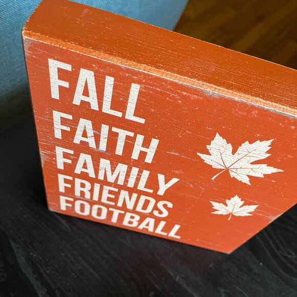 Rustic Fall/Thanksgiving Decor Wooden Box Sign - Picture 7 of 13